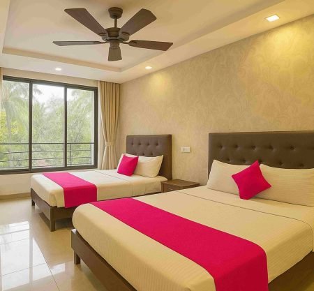 1 Deluxe Room + 1 Quadruple Room in Calnagute