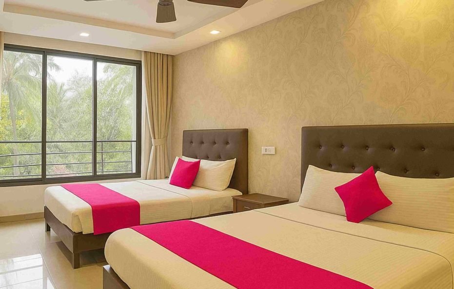 2 Quadruple Rooms at Calangute GOA