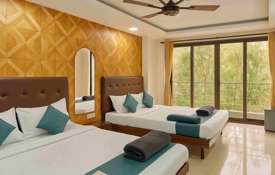 2 Quadruple Rooms at Calangute GOA