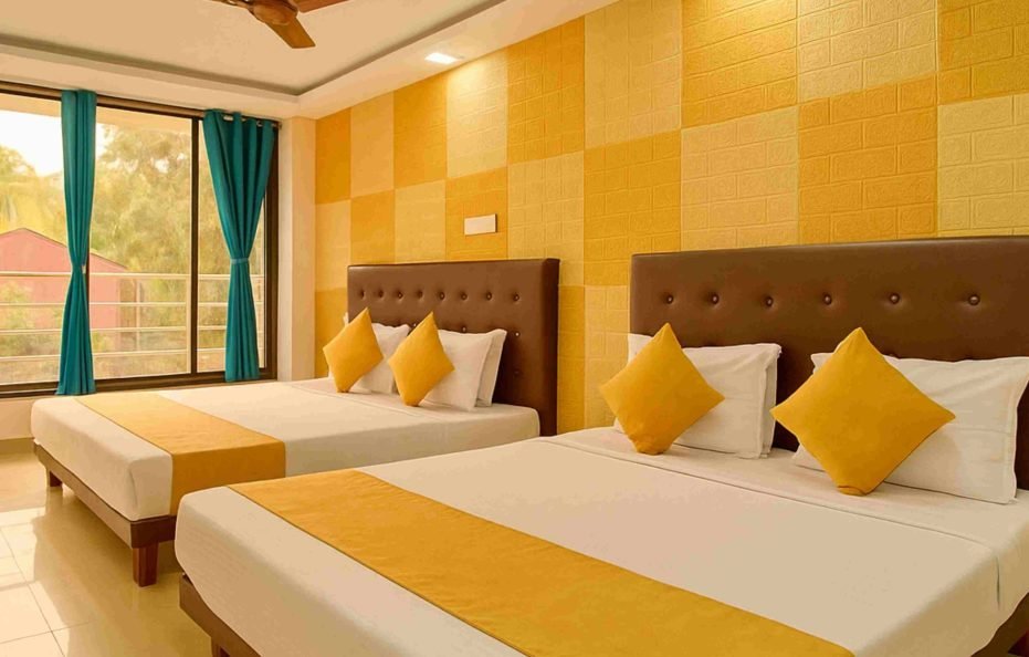 2 Quadruple Rooms at Calangute GOA