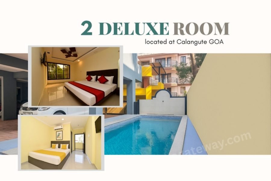 2 Deluxe Room in Calnagute Max 8 person
