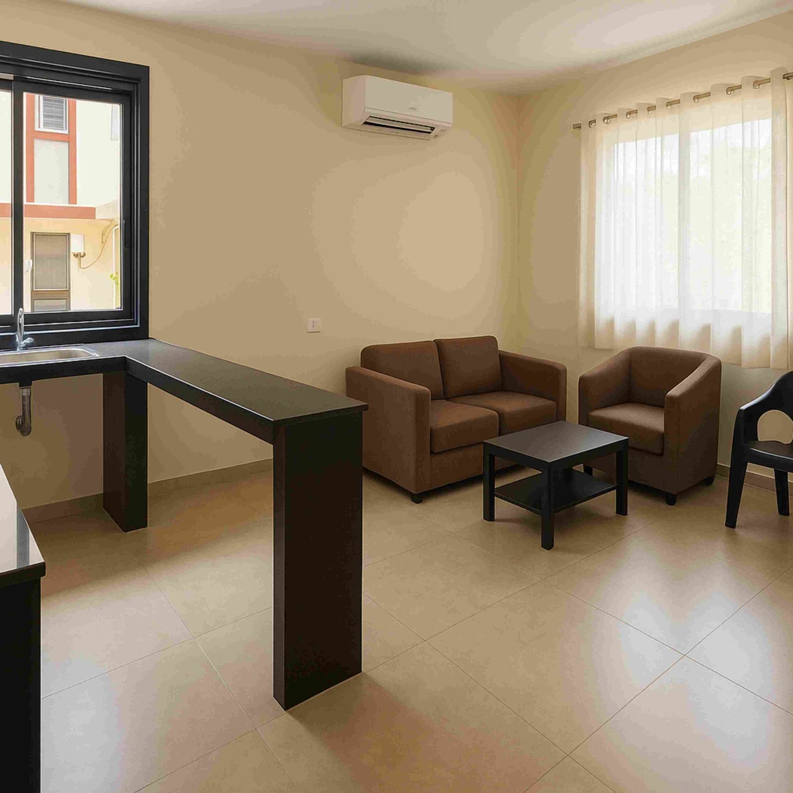 1BHK Apartment with Kitchen