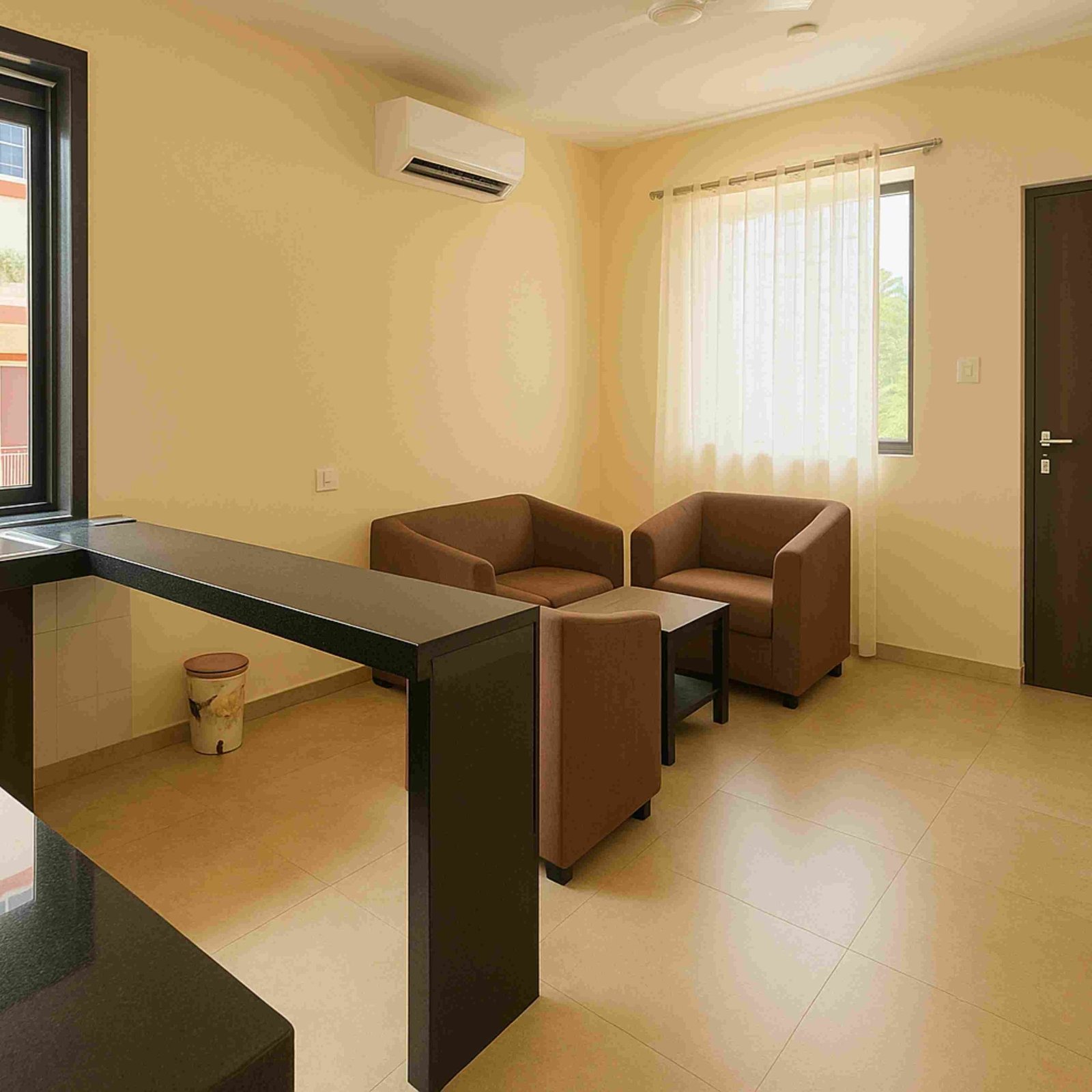 1BHK Apartment with Kitchen